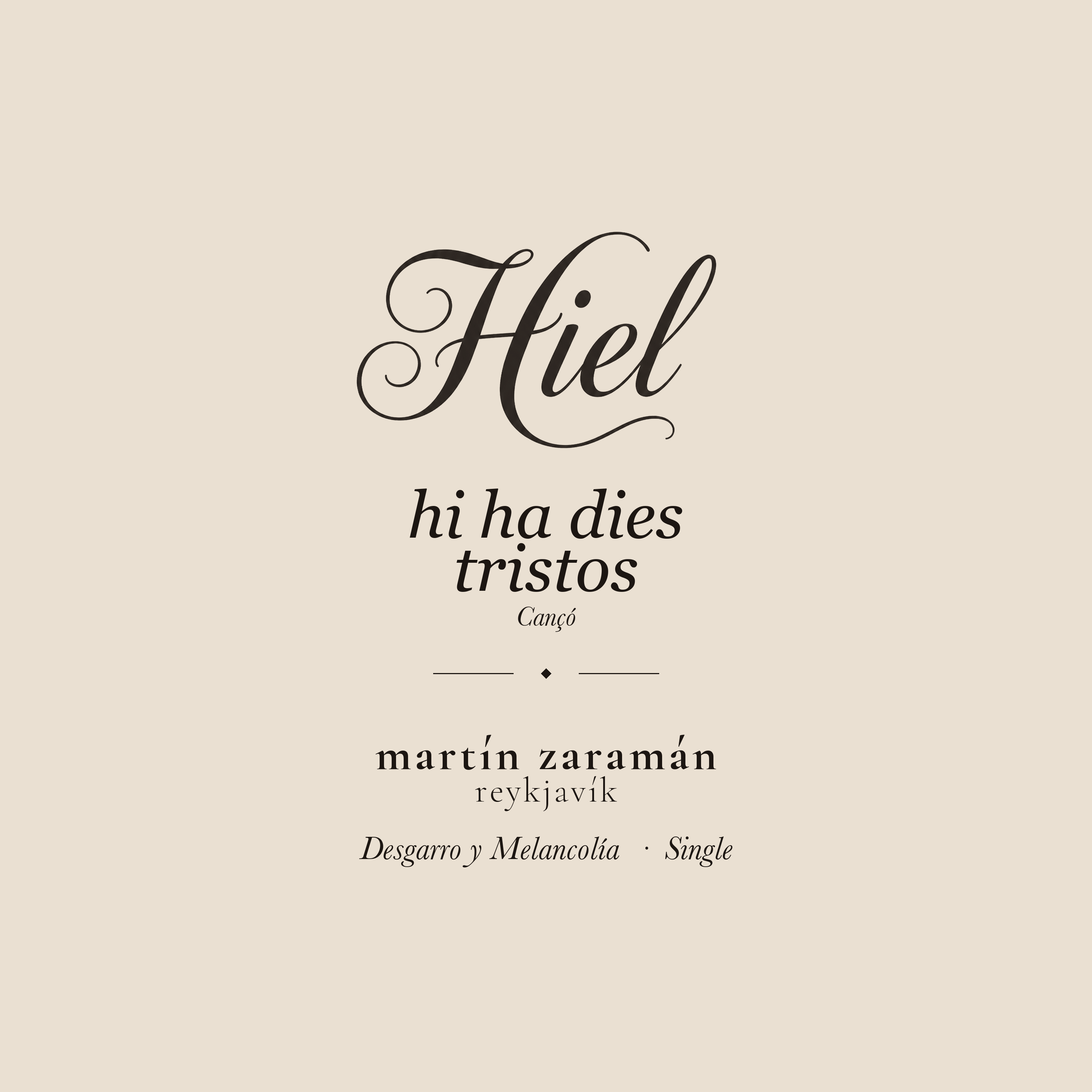Hi ha dies tristos — Martín Zaramán