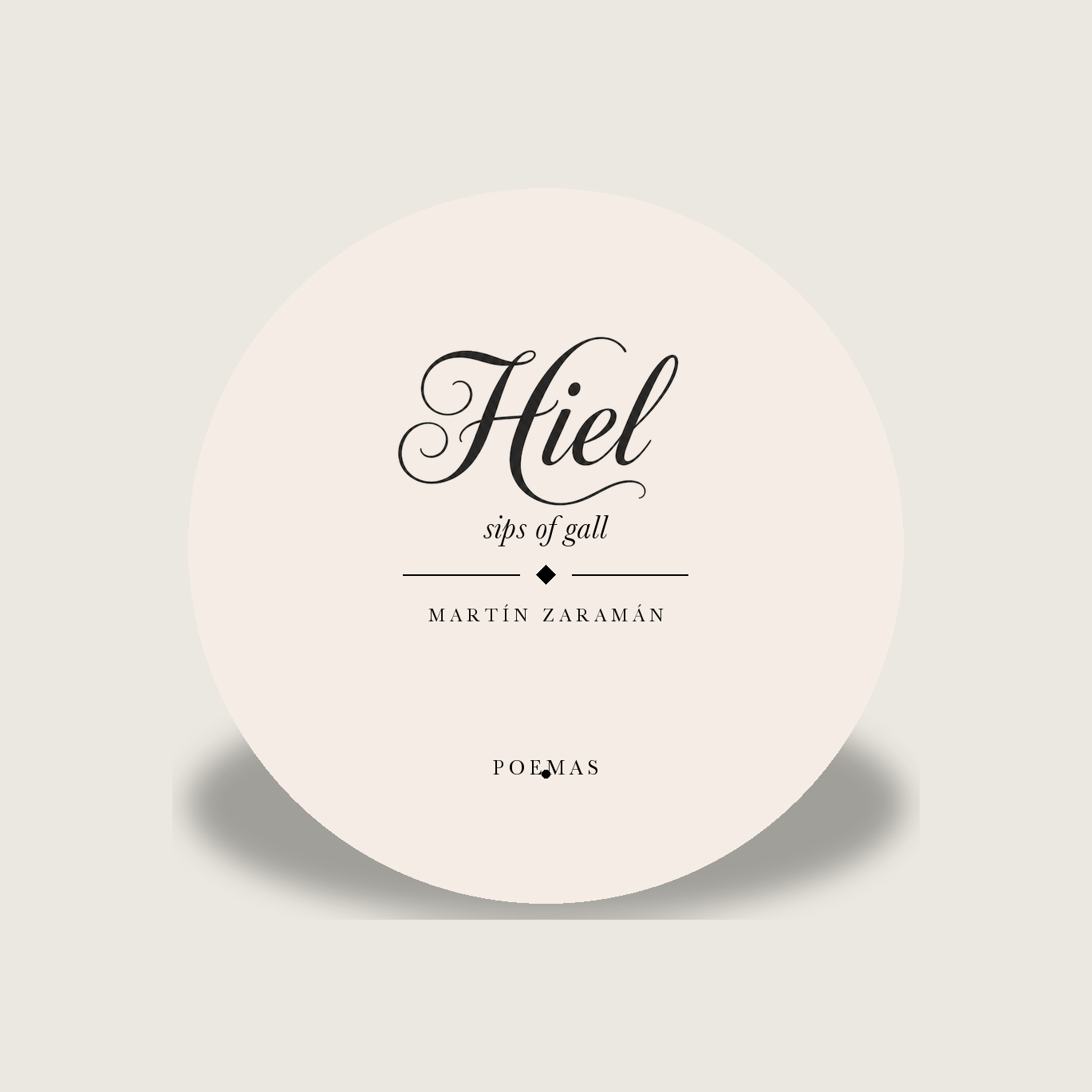 Sticker — round book cover