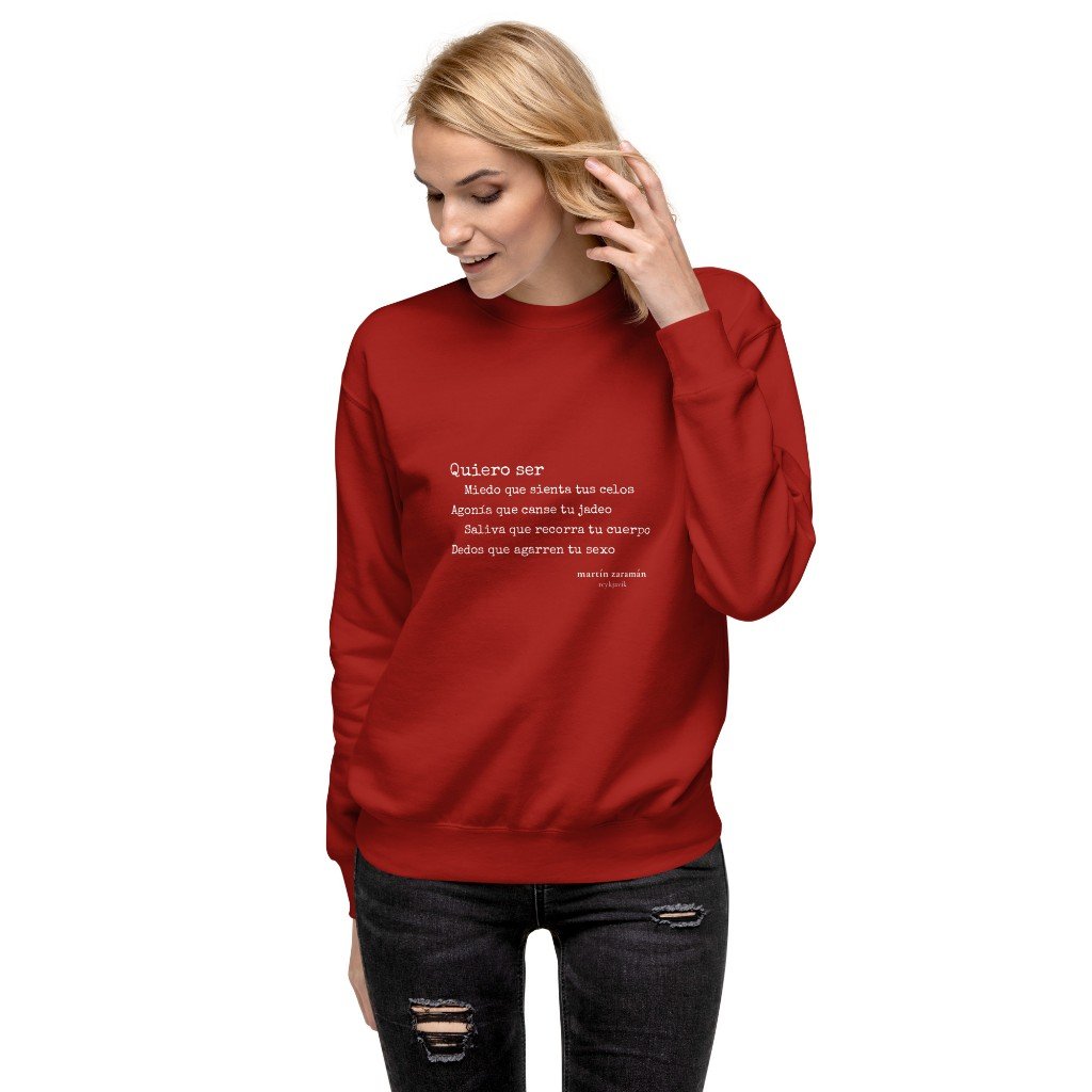 Sudadera Quiero ser