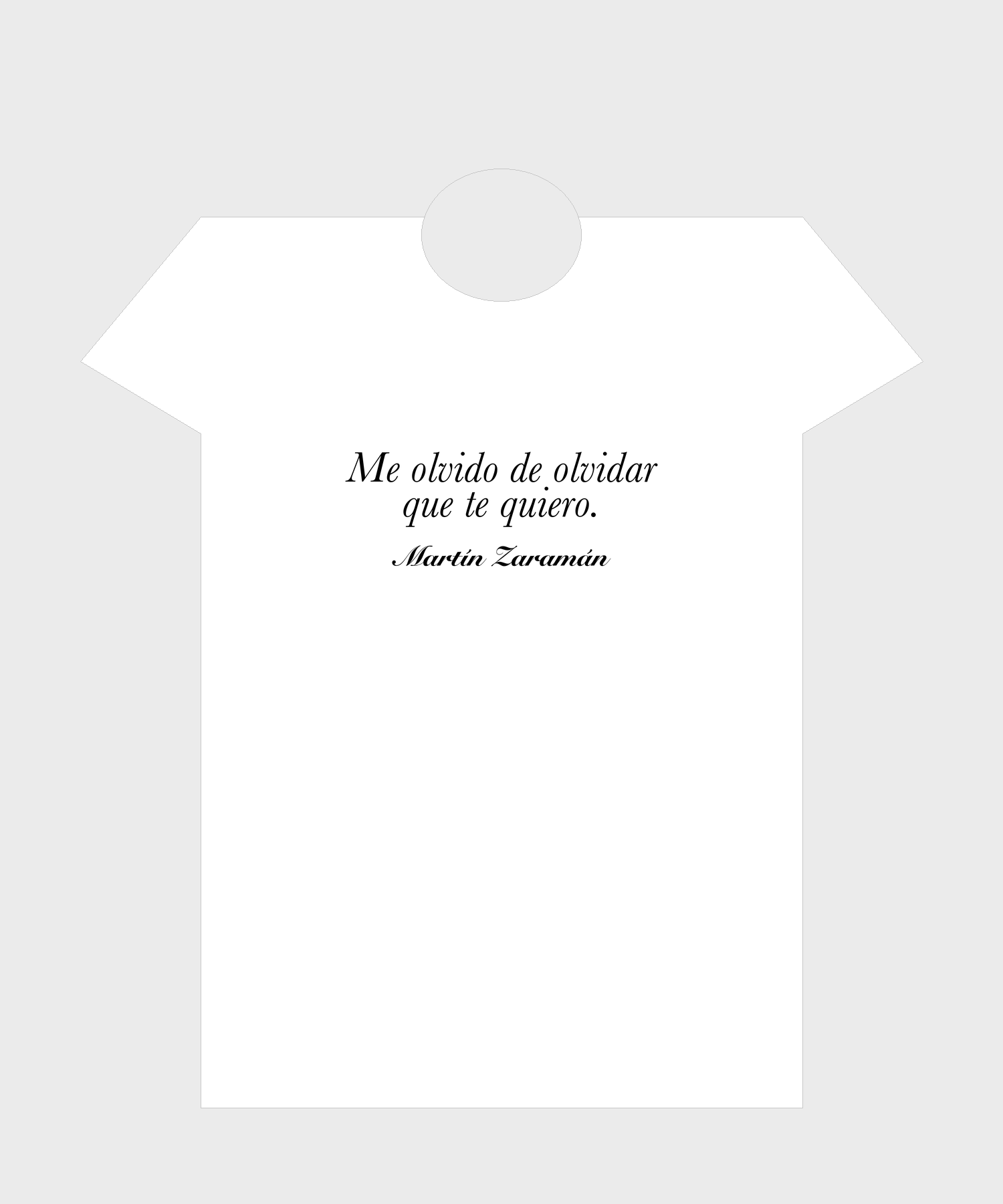 T-shirt — Me olvido de olvidar