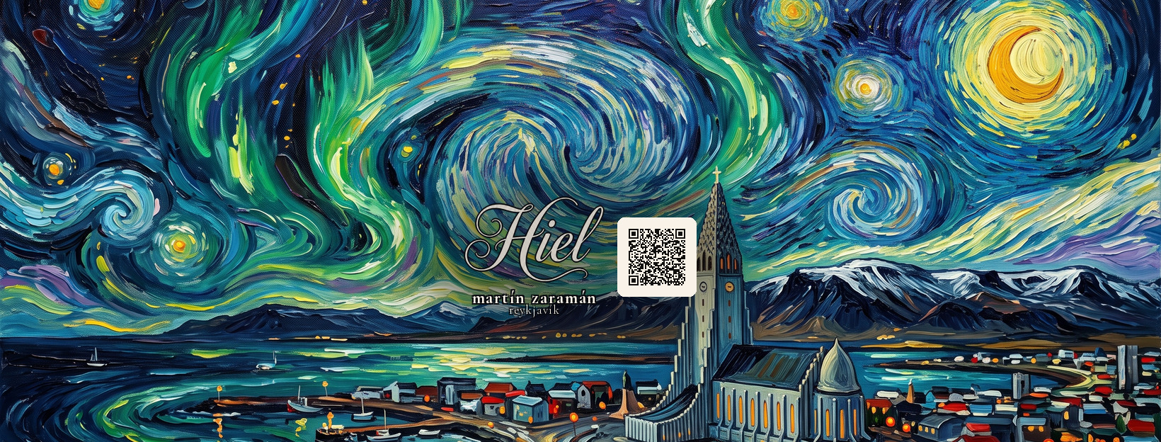 Facebook banner — Hiel, aurora de Reykjavík
